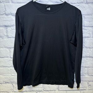 Vintage Patagonia Capilene Base Layer Long Sleeve Shirt Womens Medium Black USA